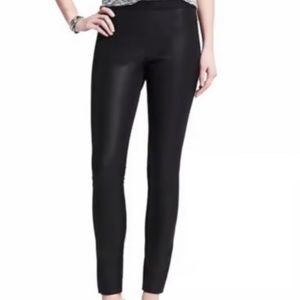 Banana republic Sloan pants- size 12- leather front pants- gorgeous!!